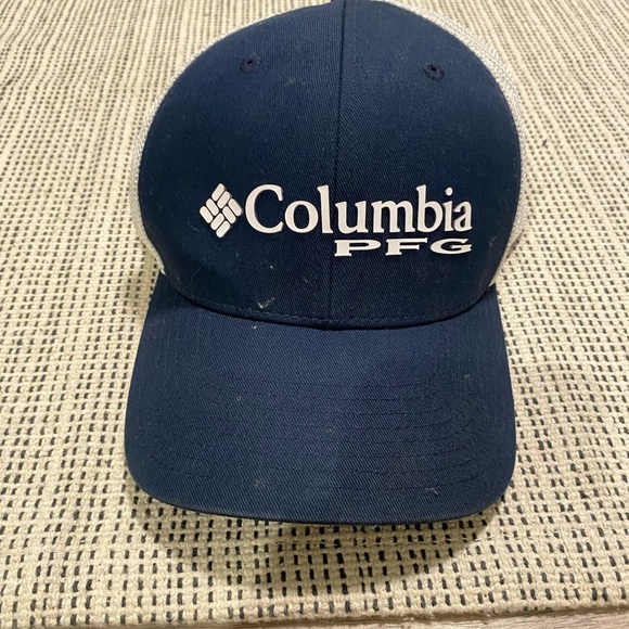 Columbia Other - Columbia Men’s PFG Navy White Logo Mesh size L/XL